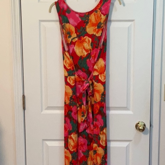 ISSAC MIZRAHI SCOOP NECK DRESS NWOT SIZE LARGE - Picture 2 of 4